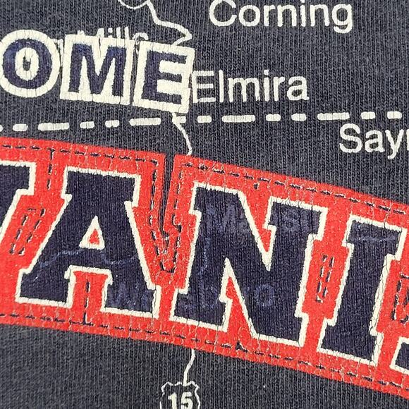 Pennsylvania City Map Shirt Large 23x27 Blue White AOP - Picture 11 of 13